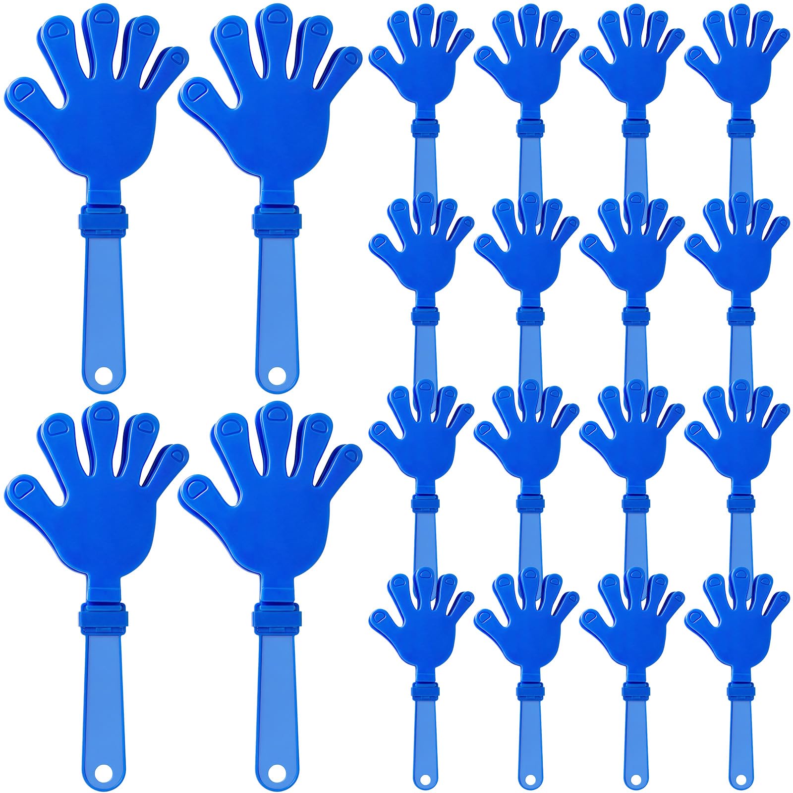 Sratte 20 Pcs 7.5 Inch Hand Clappers Noisemakers Bulk Blue | eBay